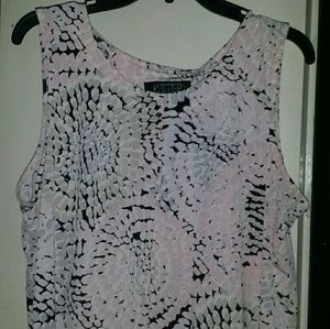 Pink/Black Kasper Blouse